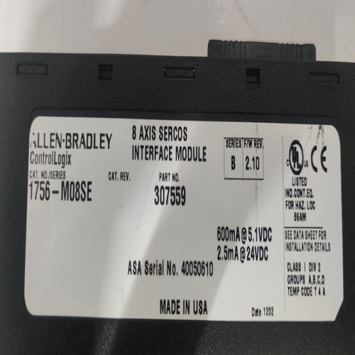 Allen Bradley 1756-m08se Interface Module