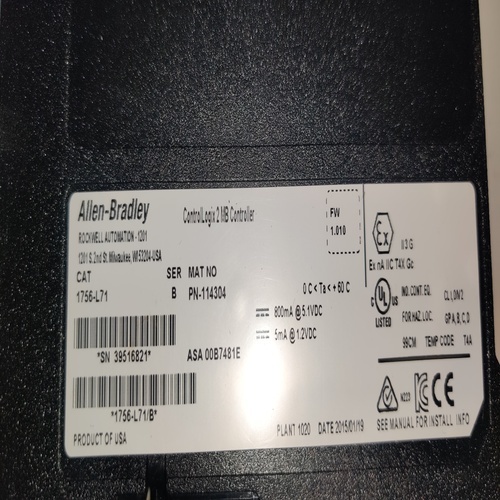Allen Bradley 1756-l71 Controllogix Processor Module