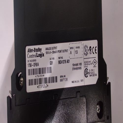 Allen Bradley 1756-0f8/a Analog Output Module