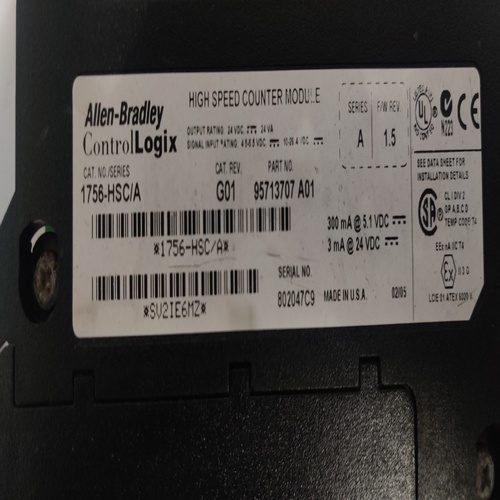 Allen Bradley 1756-hsc/a Controllogix High Speed Counter Module