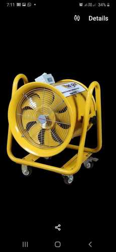 Yellow Industrial Ventilation Fan