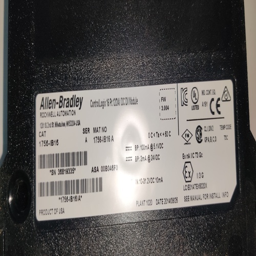 Allen Bradley 1756-ib16 Digital Input Module