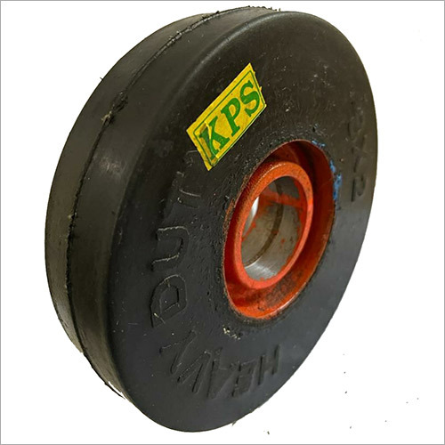 8 x 2 Bearing KPS - Black Rubber, Standard Size | Ideal for Polishing Applications
