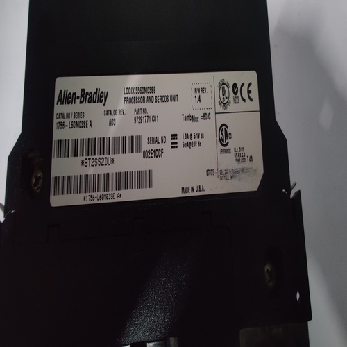Allen Bradley 1756-l60m03se/a Processor And Sercos Unit