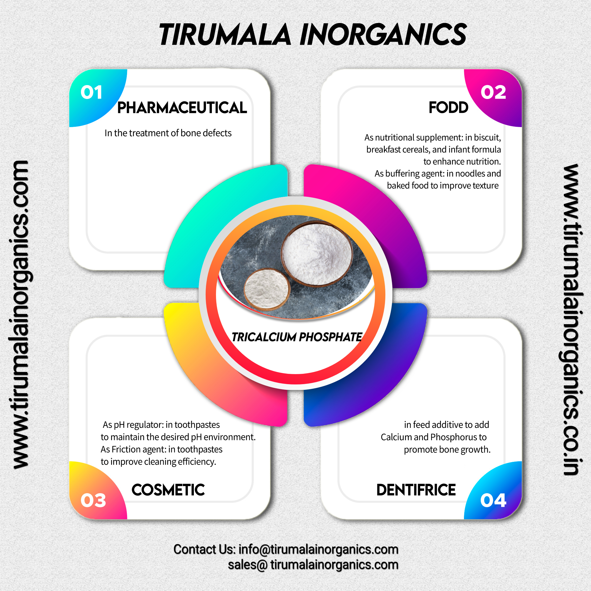 Tricalcium Phosphate Feed - Application: Industrial
