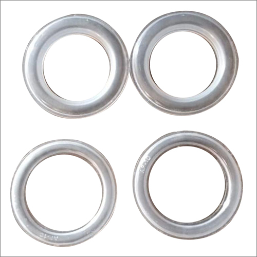 White Plastic Curtain Ring - Polished Finish | Durable Plastic Material, Elegant Design For Home Decor