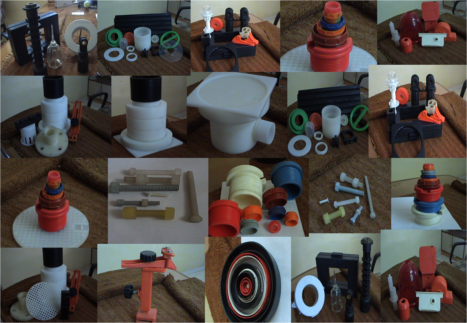 Pipe End Cap - Plastic, Various Dimensions , Black Round Shape | Screw-on Installation, Ideal For Piping Systems, Leak Prevention, Versatile Use