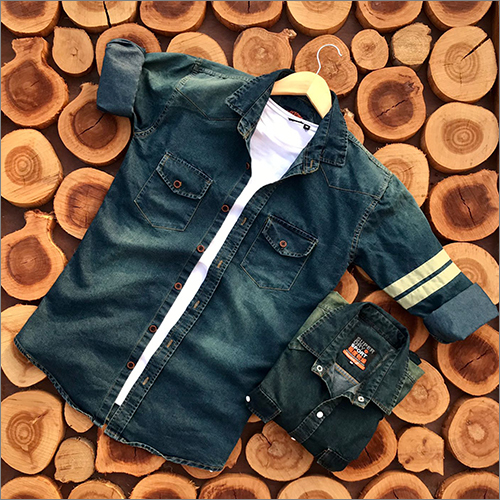 Washable Mens Denim Shirt