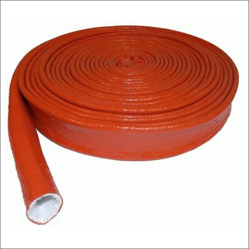 Fire Sleeving Hose - Fiberglass Material , Red Color for Enhanced Flame Protection of Hose and Cable Assemblies in Industrial Applications