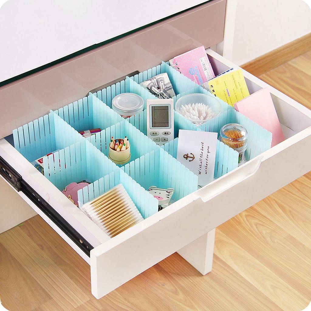 Random Color Hk Drawer Divider 8 Pcs Set (Big)