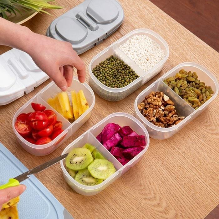 Plastic Hk 2 Way Food Storage Box