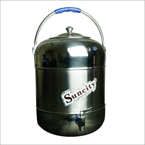 Polished 15 Ltr Stainless Steel Water Pot