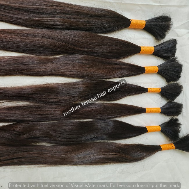 Natural Brown 2022 New Attractive Quality Straight Virgin Human Hair Extensions