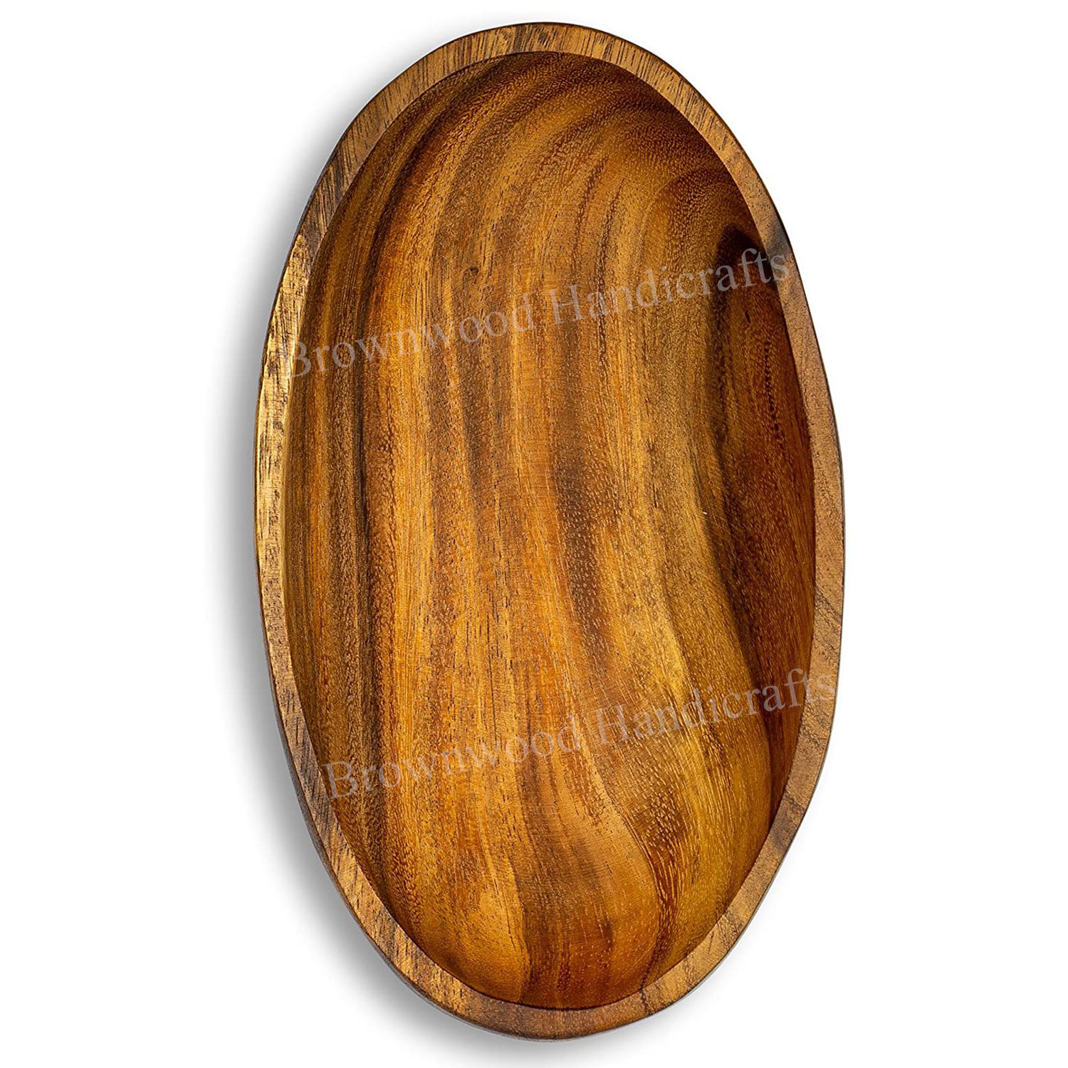Acacia Wood Dough Bowls Size: 10 X 6 X 1.5 Inch