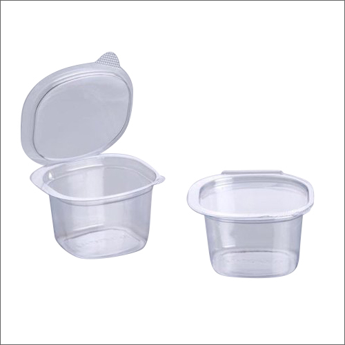 पारदर्शी पीईटी चटनी वाटी