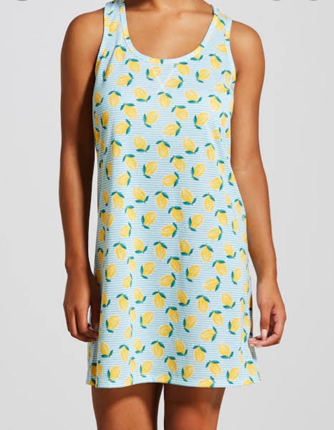 Printed Cotton Sleeveless Night Gown In Multiple Sizes And Colors