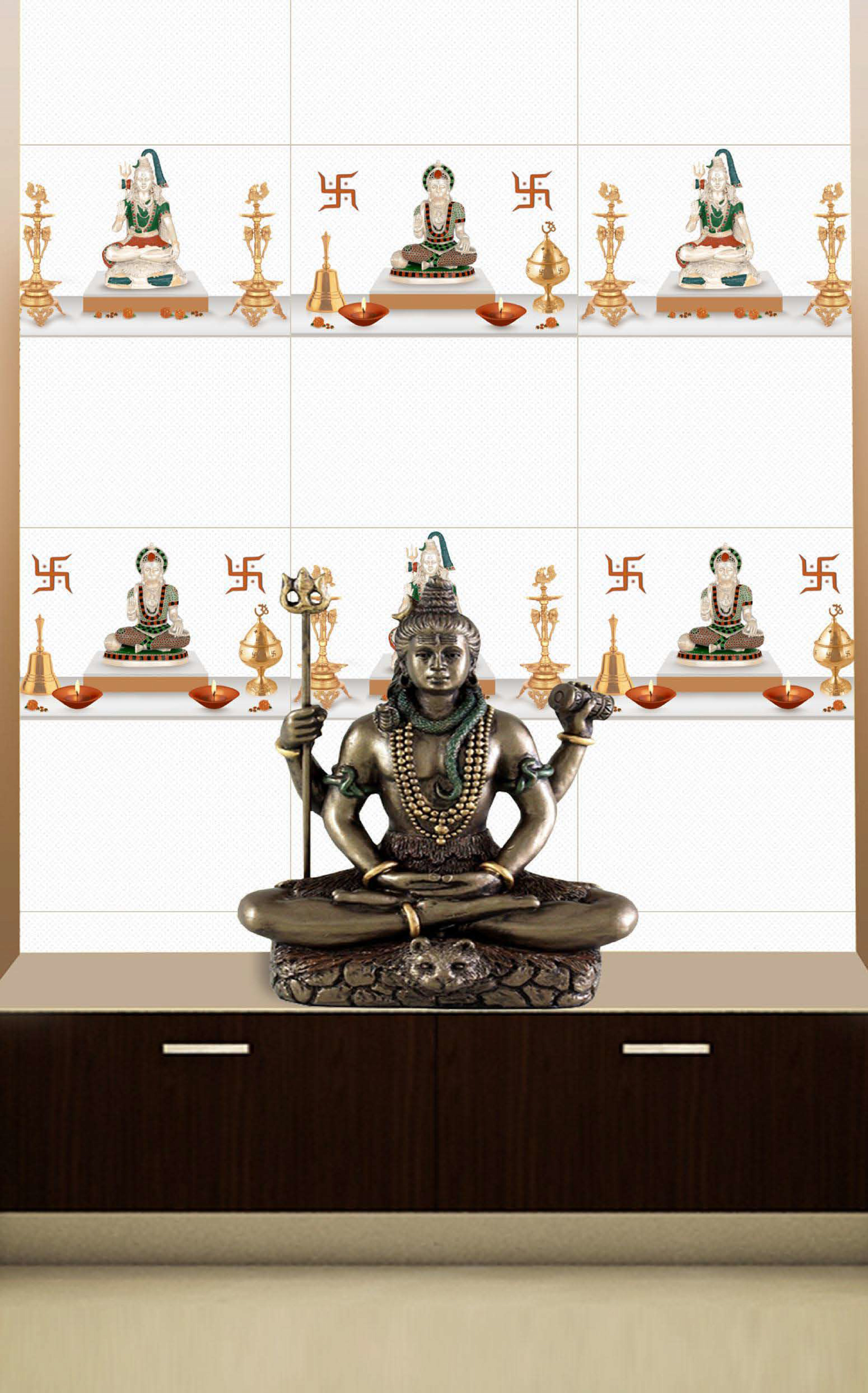 Multi Color Pooja Concept
