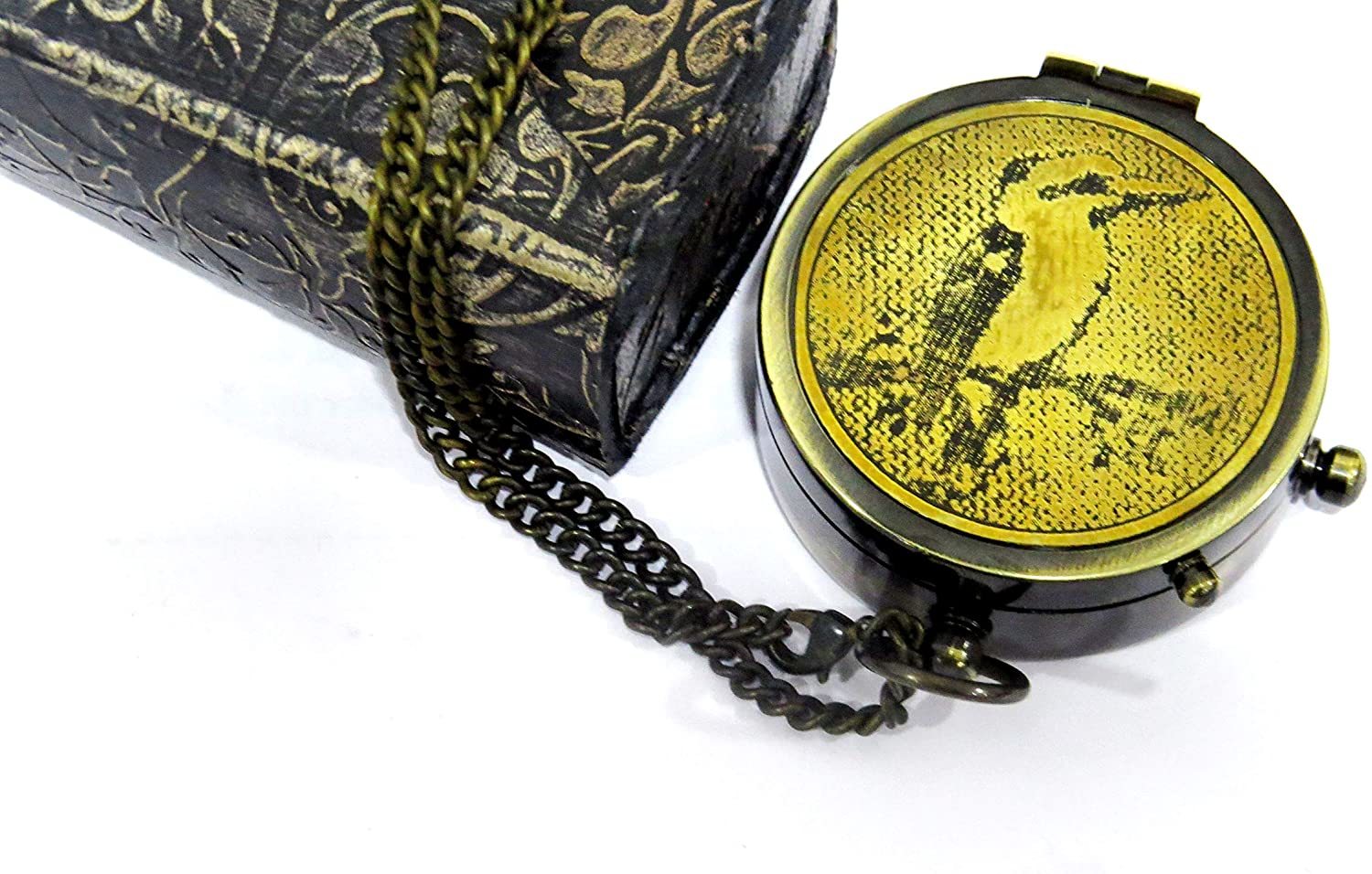 Sailor Pocket Compass Camping Travelling Equipment Boat Brass Compass With A Beautiful Quote Engraved All Your Ways Acknowledge Him And He Shall Direct Your Path Proverbs 3:5