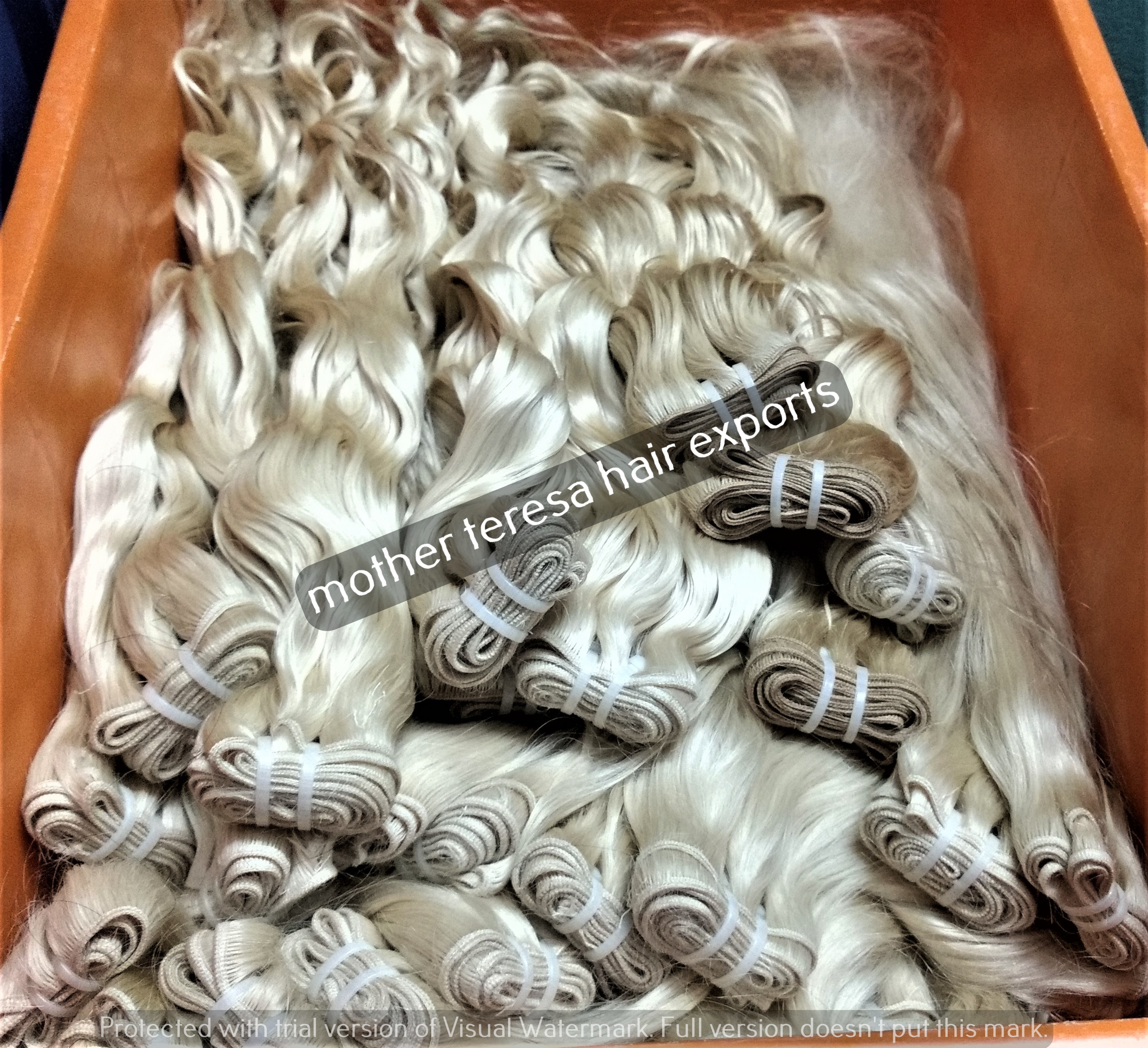 Bleached Bulk Human Hair - 100g, Silky Straight Style | Remy Hair, Custom Sizes Available, Natural Brown, Black, Blonde, Light Brown, Light Black