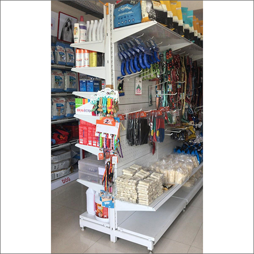 स्टील सुपरमार्केट सेंटर रैक