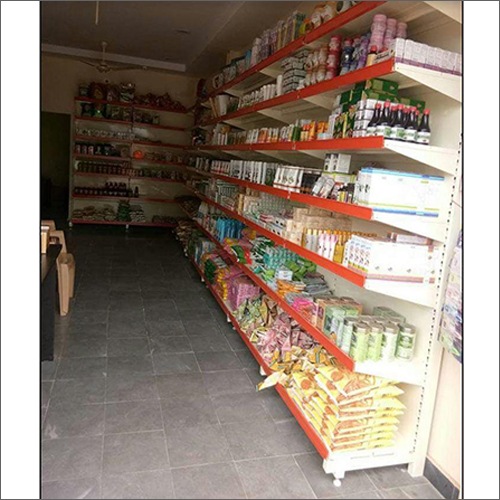 Supermarket Wall Rack - Heavy-duty Metal, 48x36 Inches, Adjustable Shelving Levels, Versatile Storage Solution