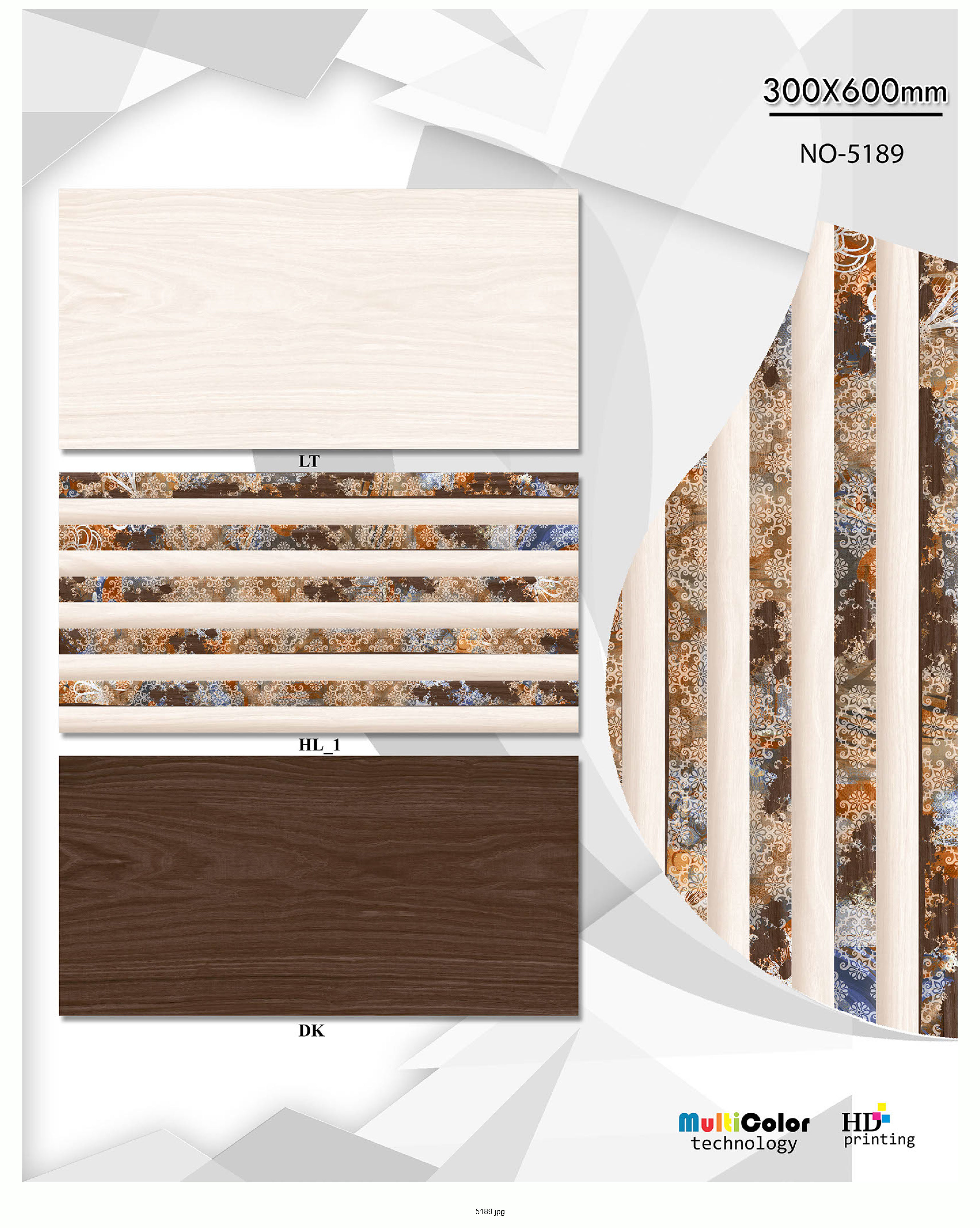 Glossy Series 3 - 12x24 Ceramic Wall Tiles | Multi-color, Vitrified Technique, Excellent Quality & Service