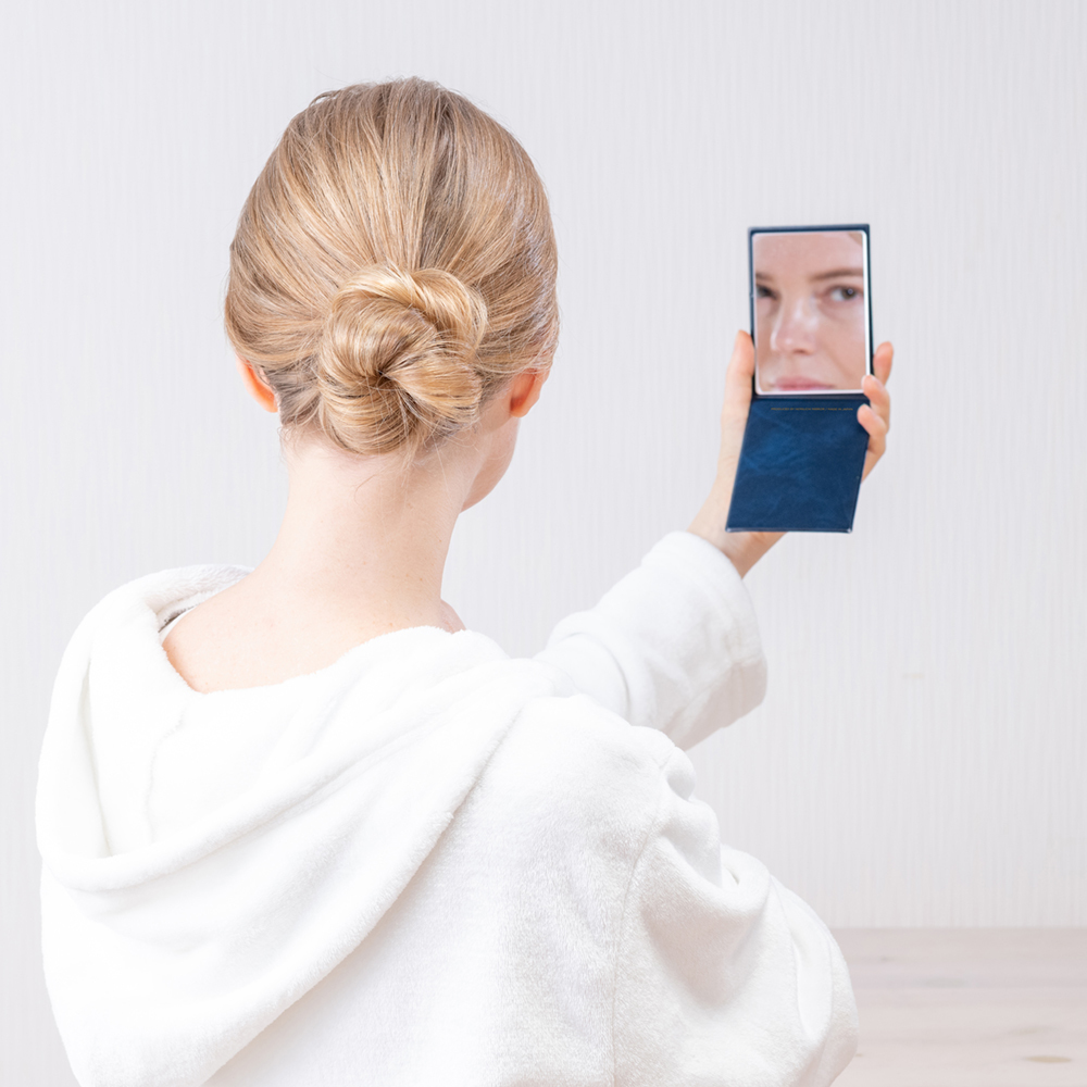 Compact Folding Mirror S Navy