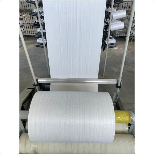White Plain PP Woven Roll - BOPP, Size 19, Color White | Recyclable, Moisture Proof, Laminated, Glossy and Matte Surface Finish