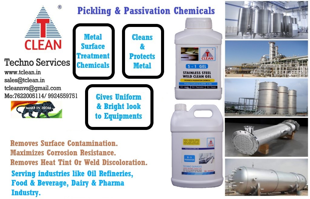 Pickling Passivation Gel Application: Industrial