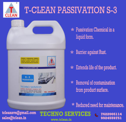 T-clean Passivation Chemical S-3