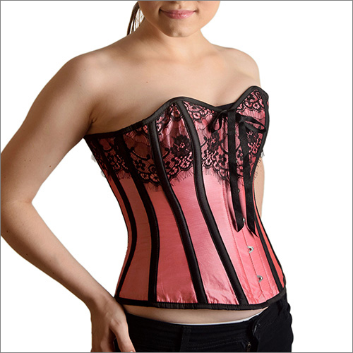 Ladies Burlesque Overbust Corset Decoration Material: Laces at