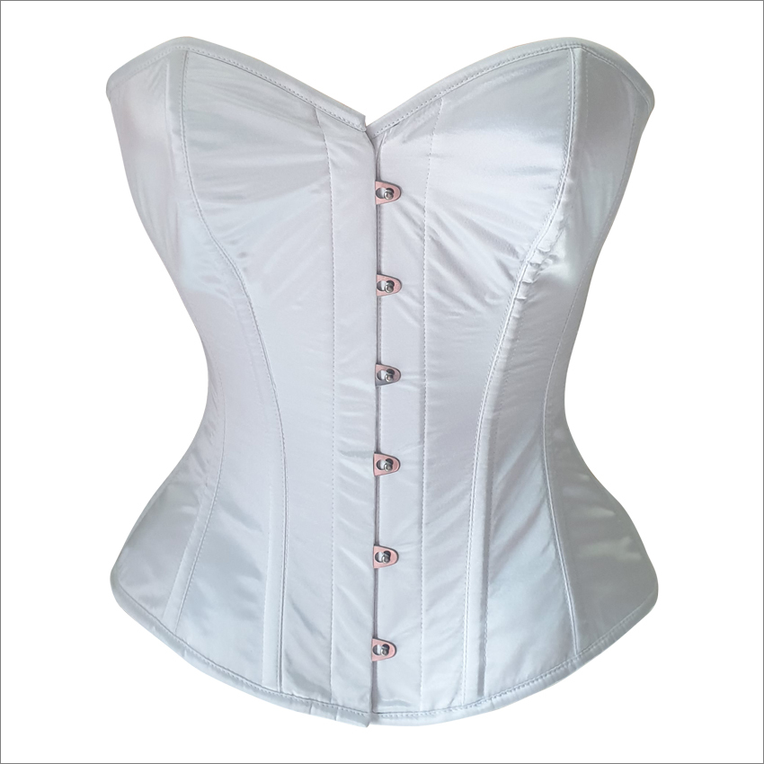 Different Available Ladies White Overbust Corset