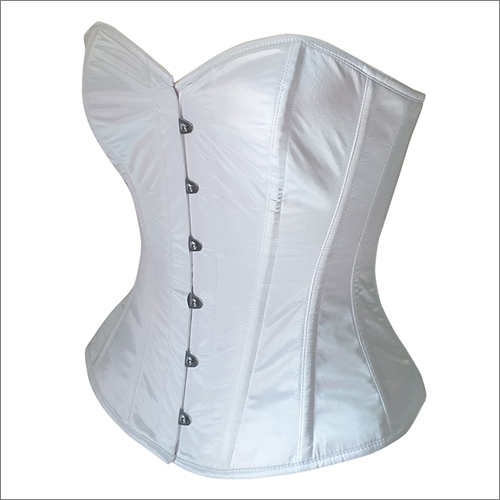 Different Available Ladies White Overbust Corset