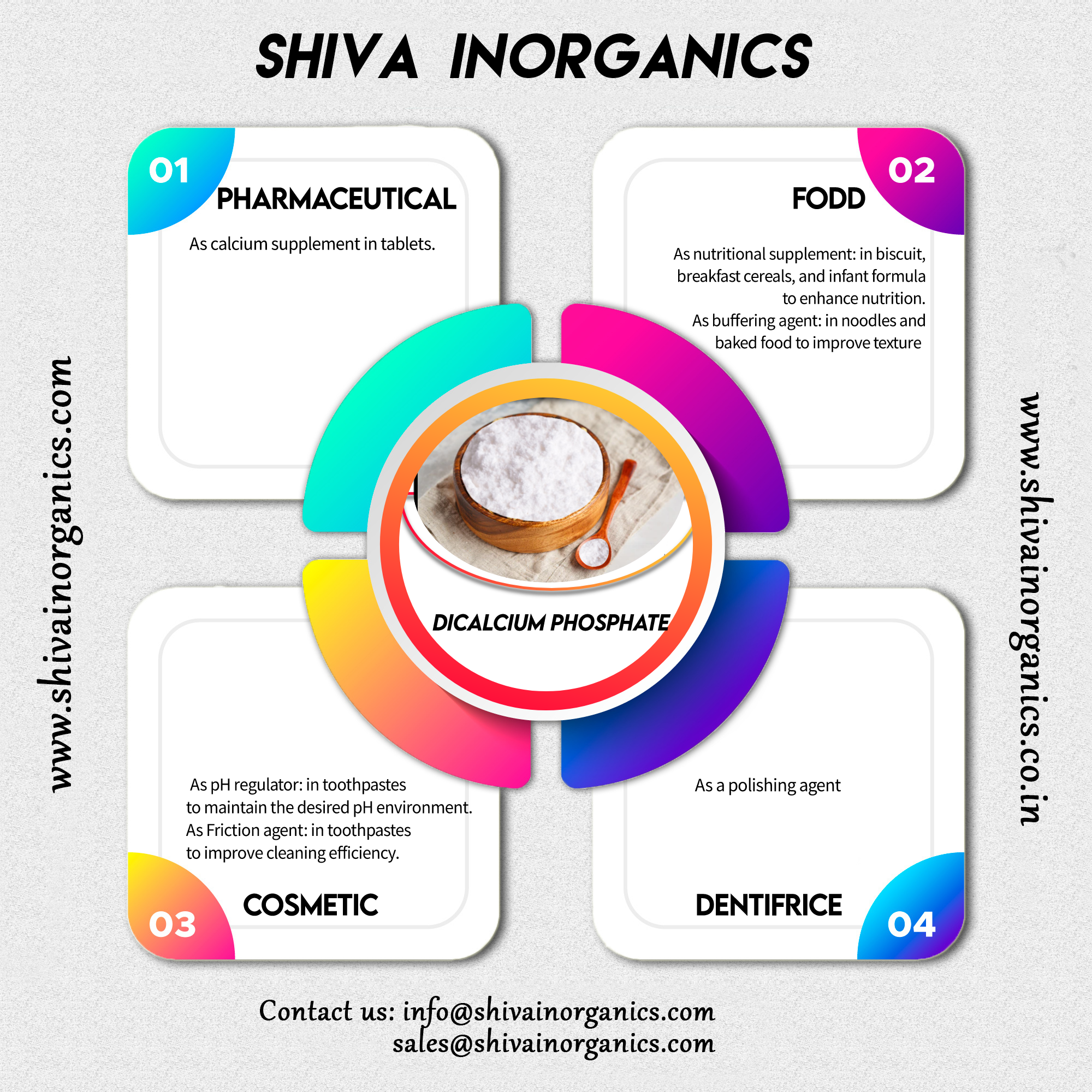 Dicalcium Phosphate Dihydrate - Application: Industrial