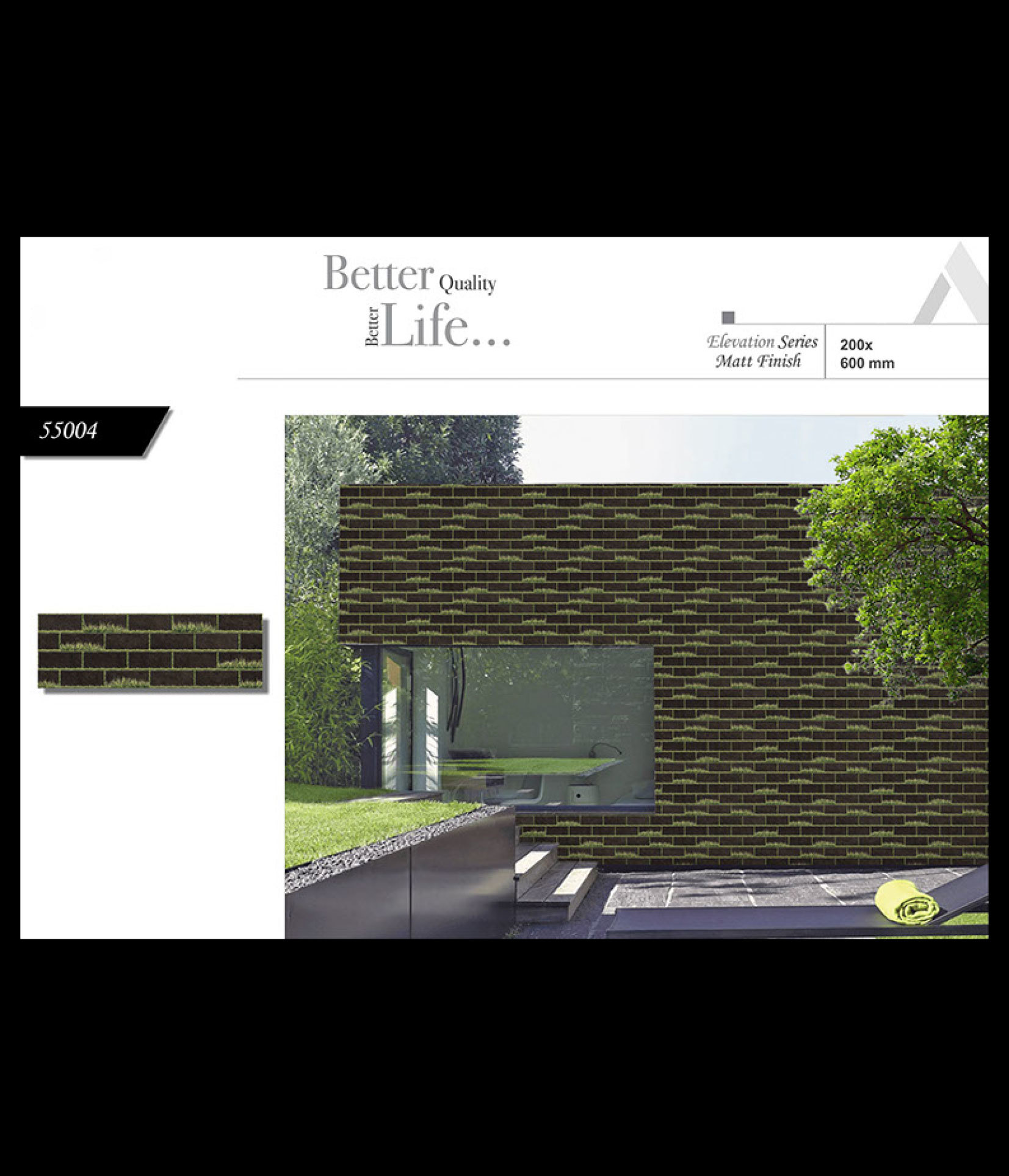 Elevation Matt Series - 12x18 Inches Vitrified Ceramic Wall Tiles | Multi Color, Premium Quality, Water Absorption: No, 6-8mm Thickness