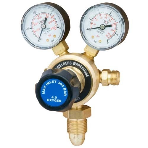Oxygen Regulator - Brass, New Quality | Hospital Grade Performance, Reliable Oxygen Flow