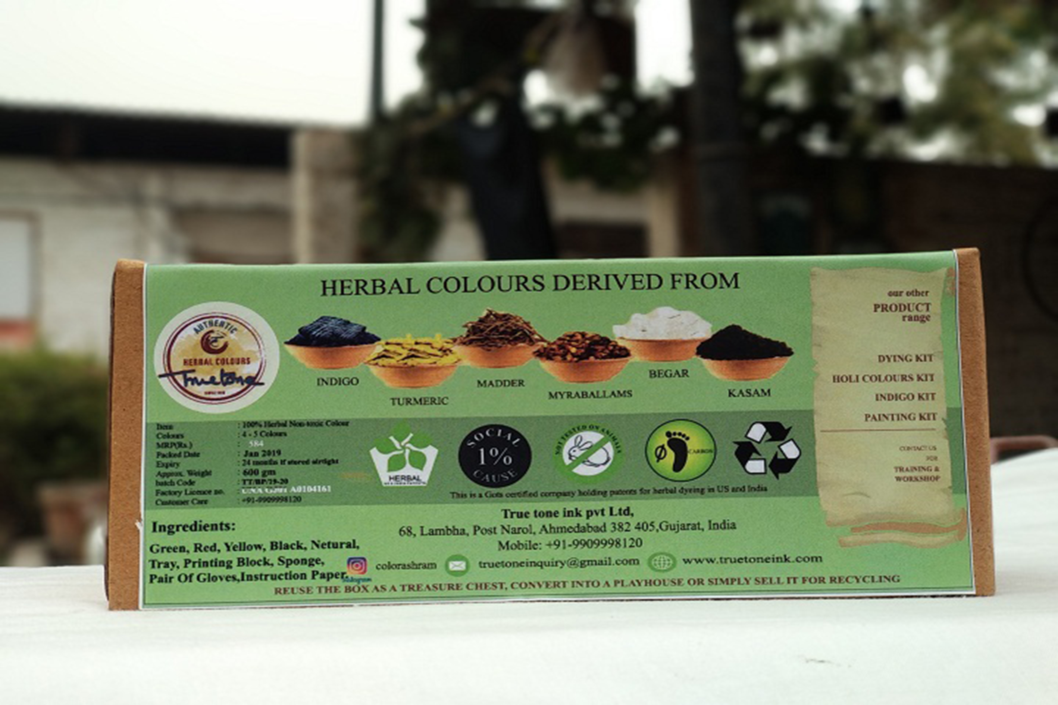 Herbal Block Printing Kit Application: Textile