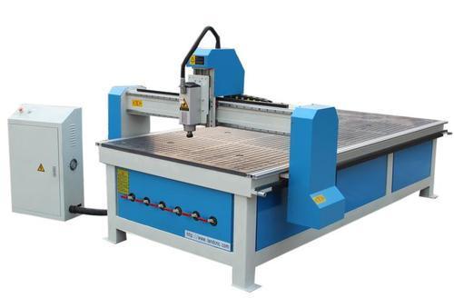 CNC Cutting Machine - Electric Drive, PLC Control | Automatic Operation, Blue Finish, 1-Year Warranty