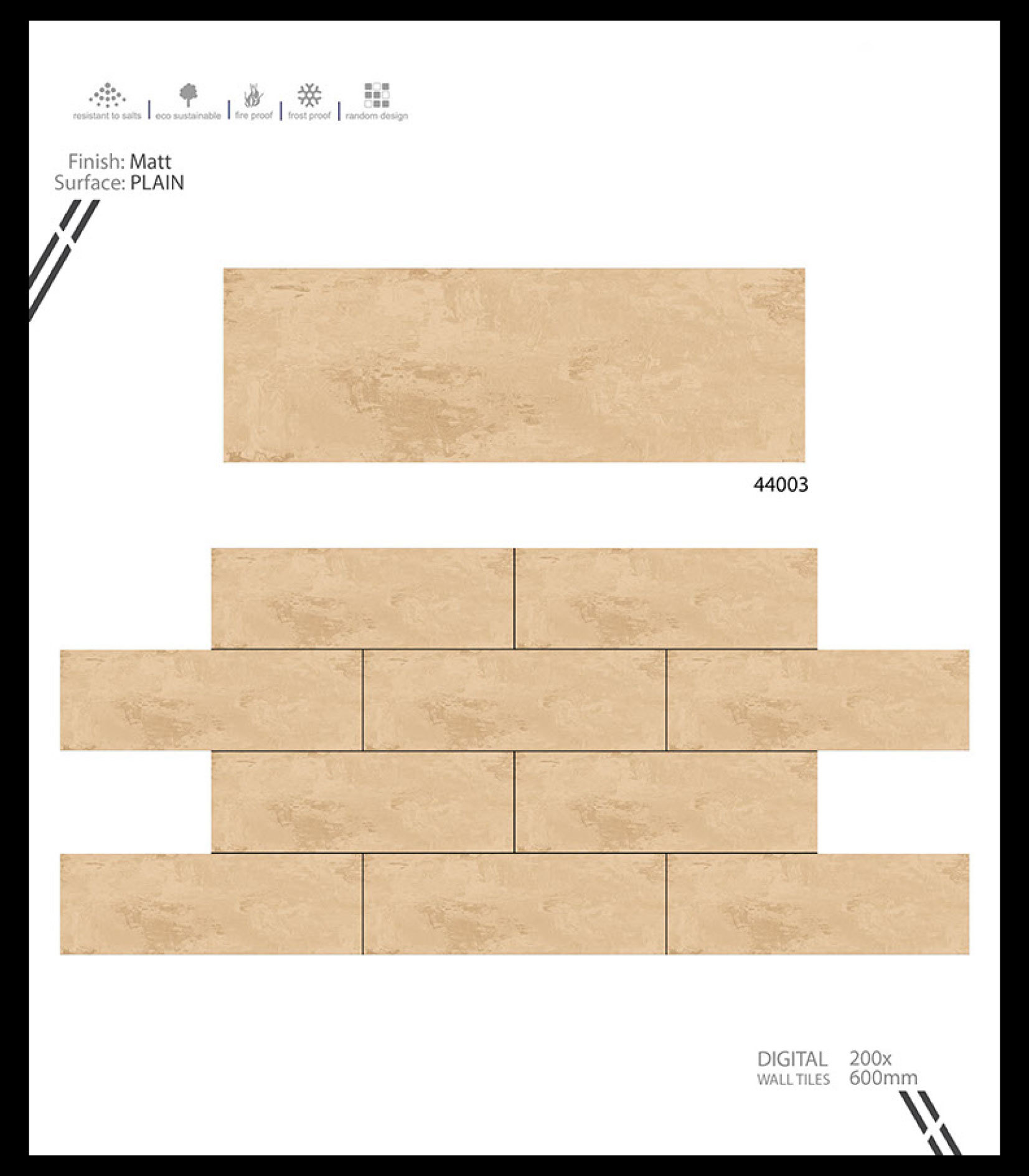 Marble Series - Ceramic Tiles 12x18 Inches, Multicolor | Vitrified, Rectangle Shape, Thickness: 6-8mm, Water Absorption: No