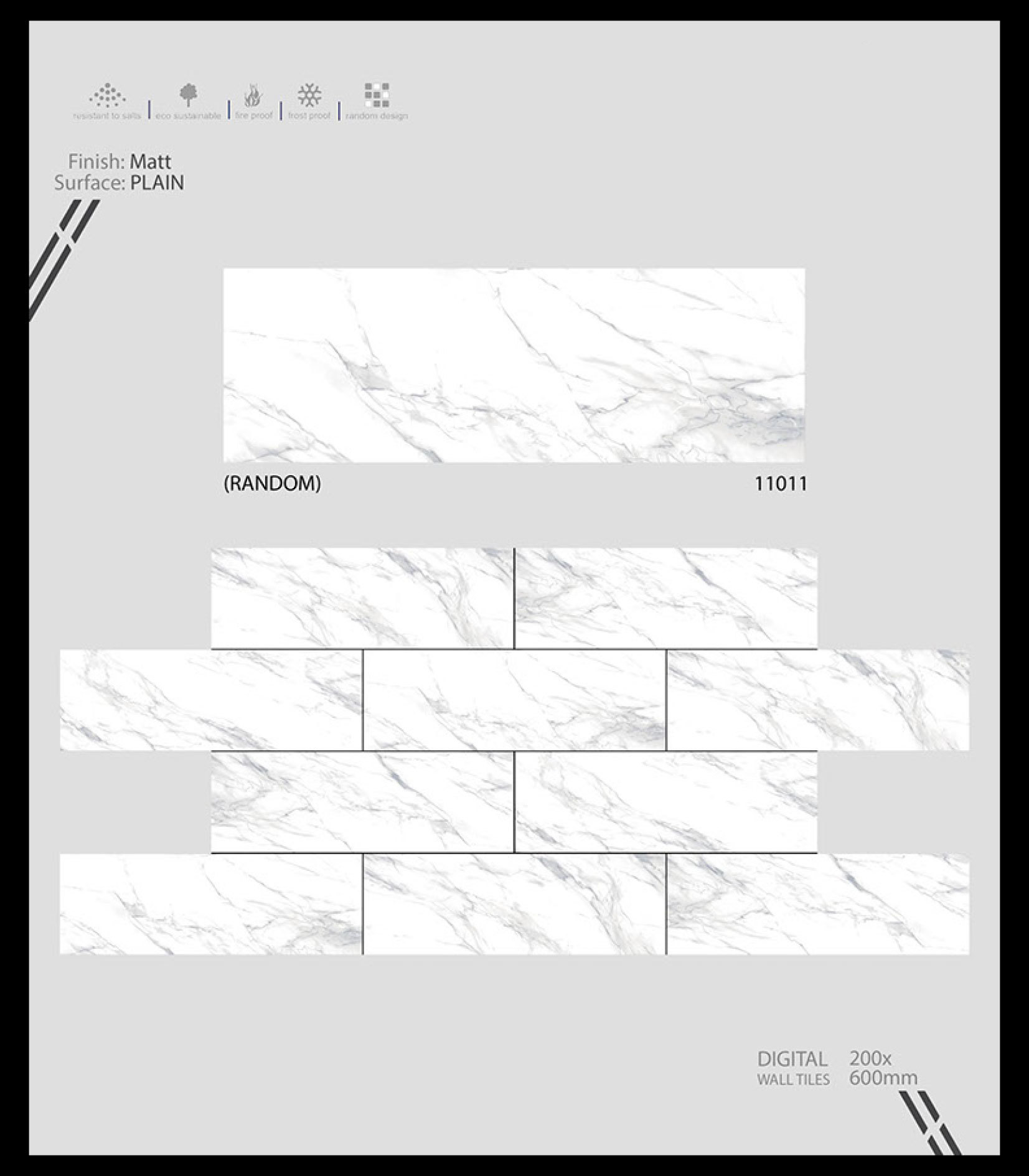 Satvariyo Series 1 - Ceramic Wall Tiles 12x18 | Multi Color, Vitrified Technology, 6-8mm Thickness, 8 Flatness, Various Collections