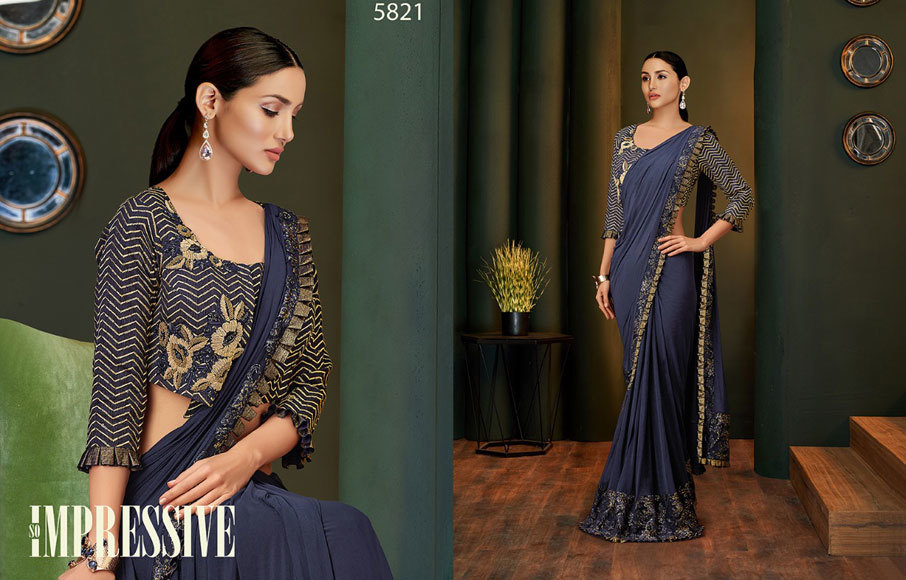 Dry Cleaning Linen Designer Saree