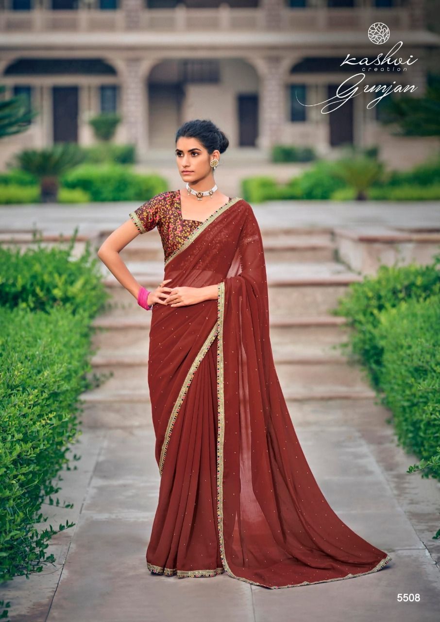 Dry Cleaning Linen Designer Saree