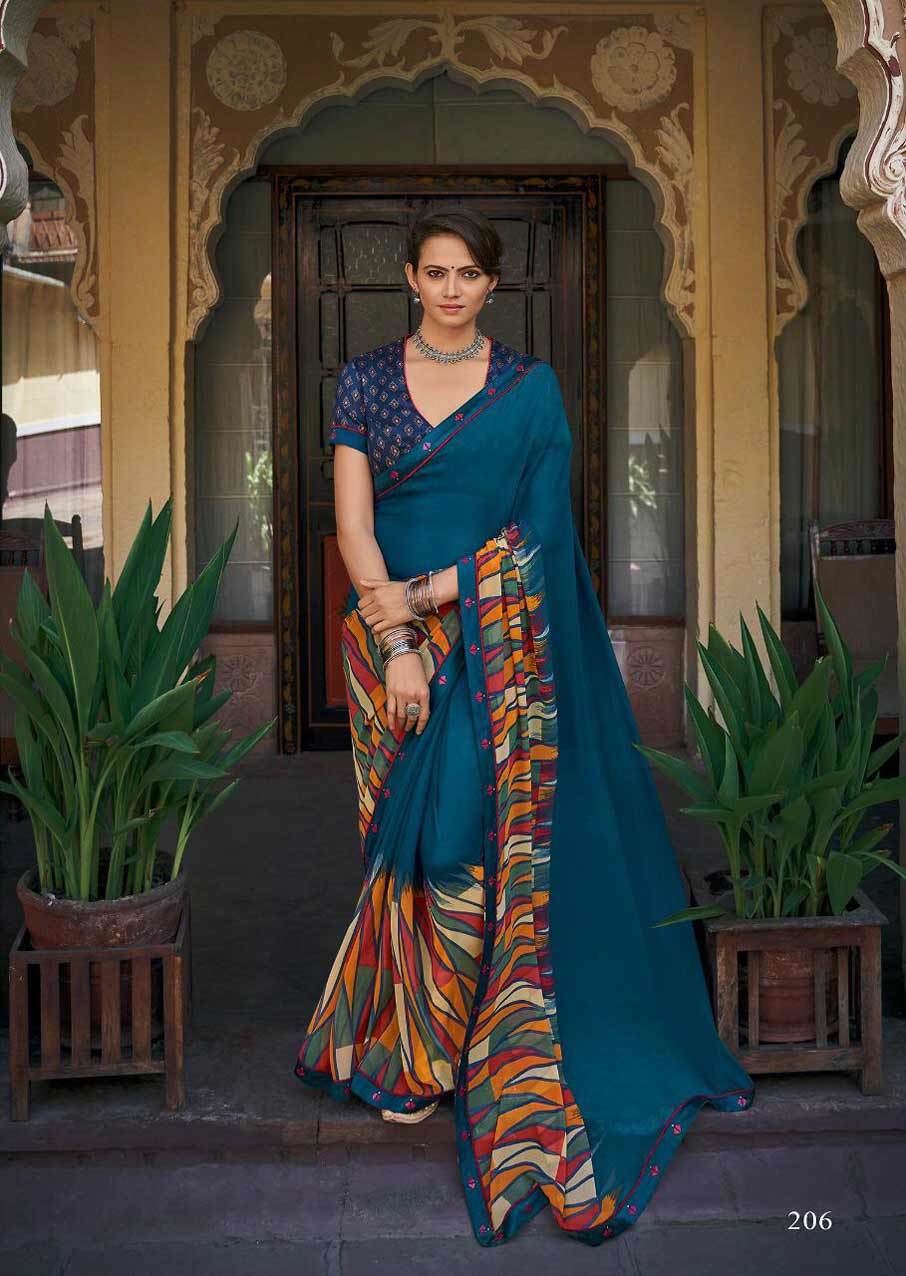 Dry Cleaning Linen Designer Saree