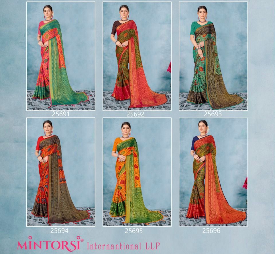 Brown Lilen Saree