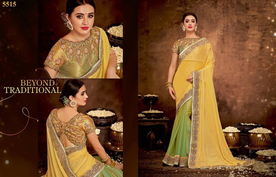 Brown Lilen Saree