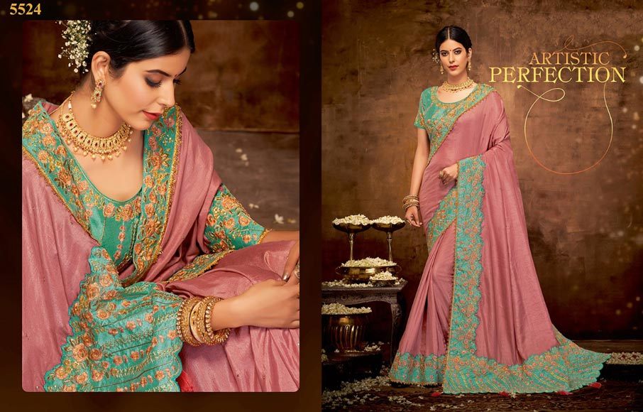 Brown Lilen Saree