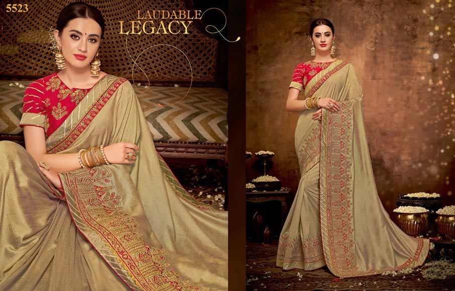 Brown Lilen Saree
