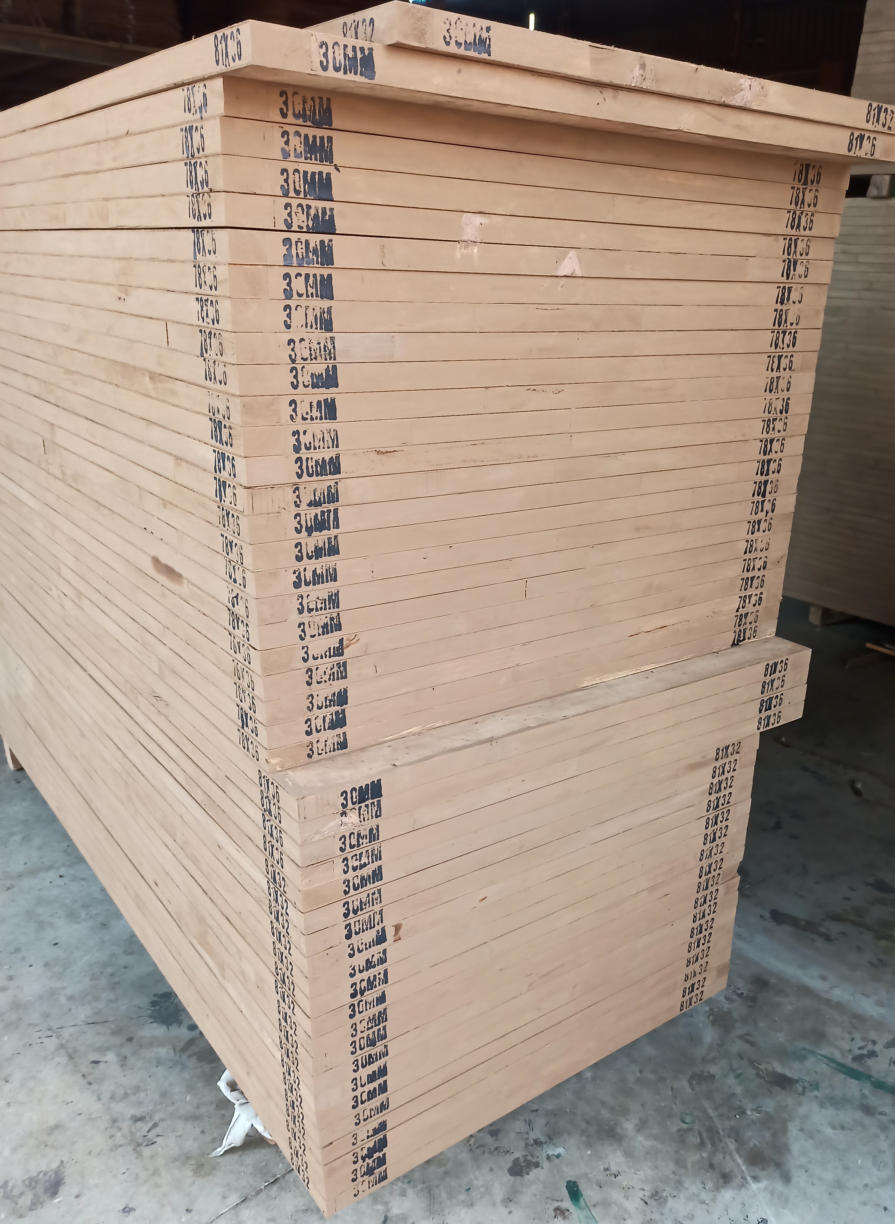Pinewood Block Board Application: Commercial