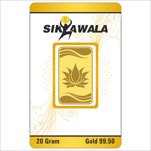 Lotus 24 Kt 99.5 20 Gm Gold Coin Purity: High
