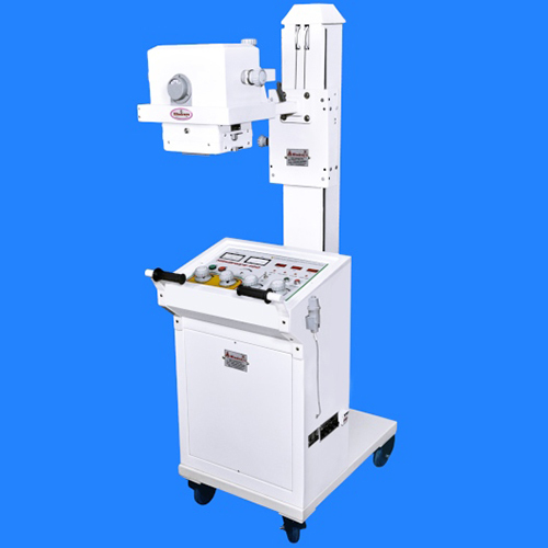 100 mA Mobile X-Ray Machine - Lightweight Plastic & Metal Design | 360° Rotating Tube Stand, Digital Display Panel, Easy Portability, Safe Parking Position